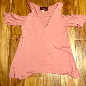 Say Anything Shoulder V Tee